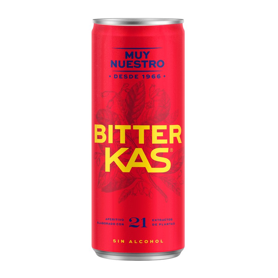 Bitter KAS sin alcohol lata 33 cl