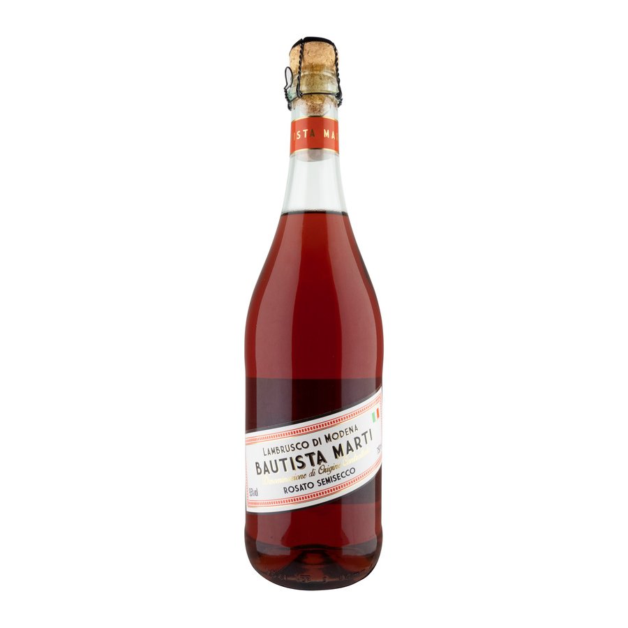 Vino Lambrusco rosato BAUTISTA MARTI botella 75 cl