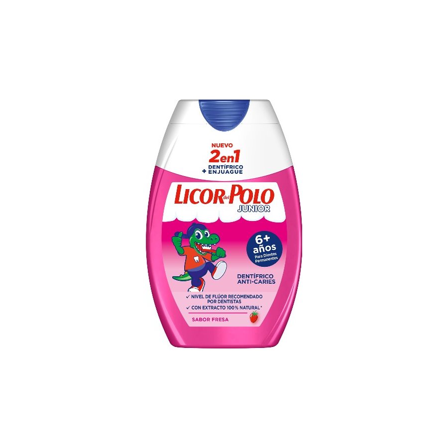 Dentífrico LICOR DEL POLO 2en1 junior 75 ml