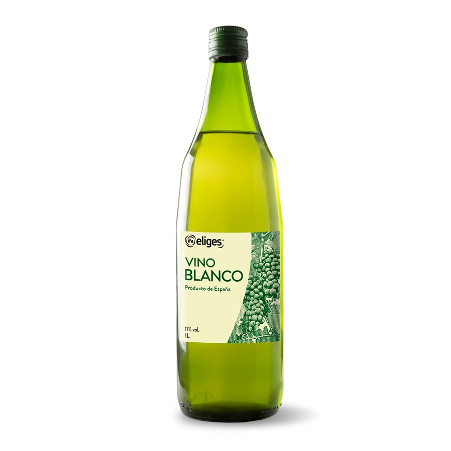 Vino joven blanco IFA ELIGES 11º botella 1 l
