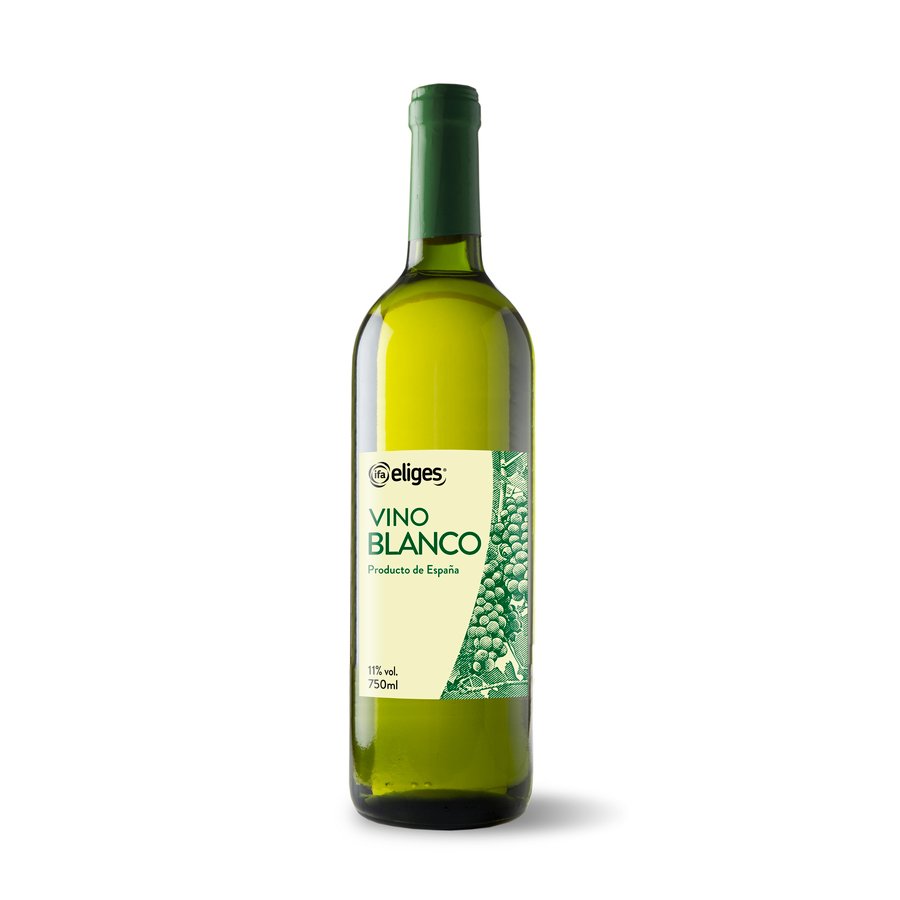 Vino joven IFA ELIGES blanco 11º botella 75 cl