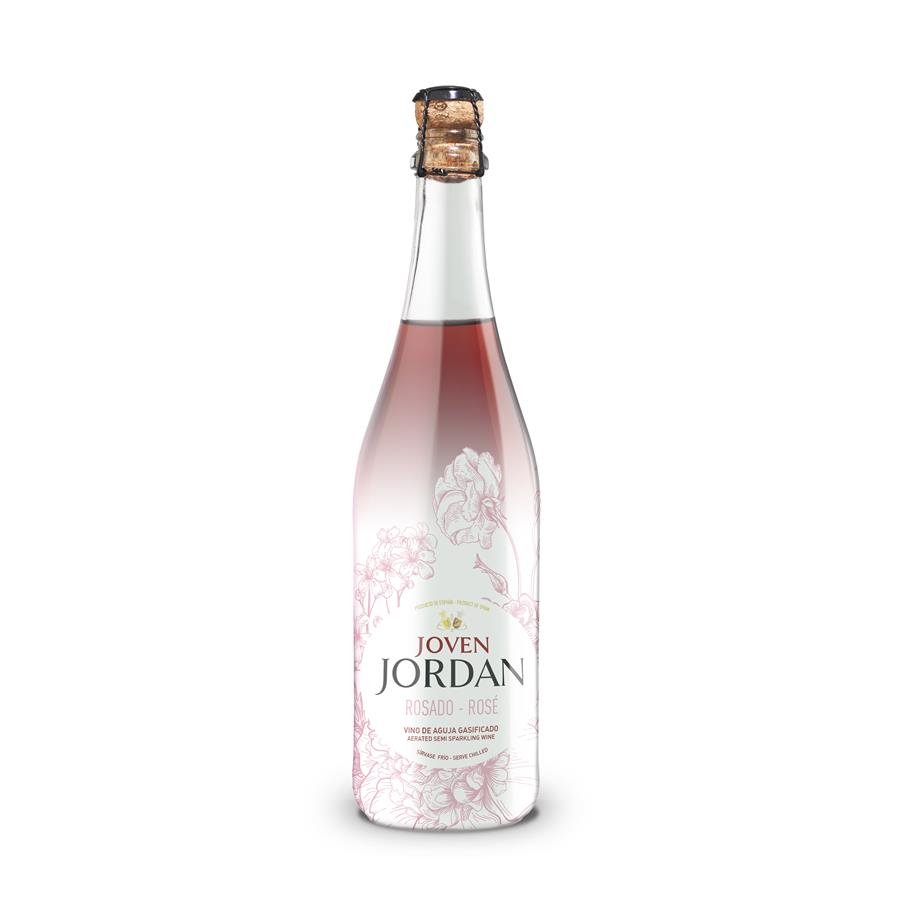 Vino aguja joven JORDAN rosado botella 75 cl