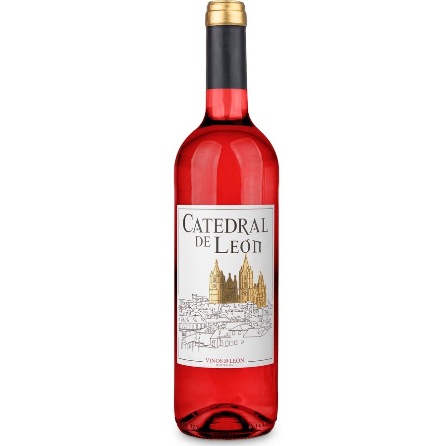 Vino CATEDRAL LEON rosado botella 75 cl.
