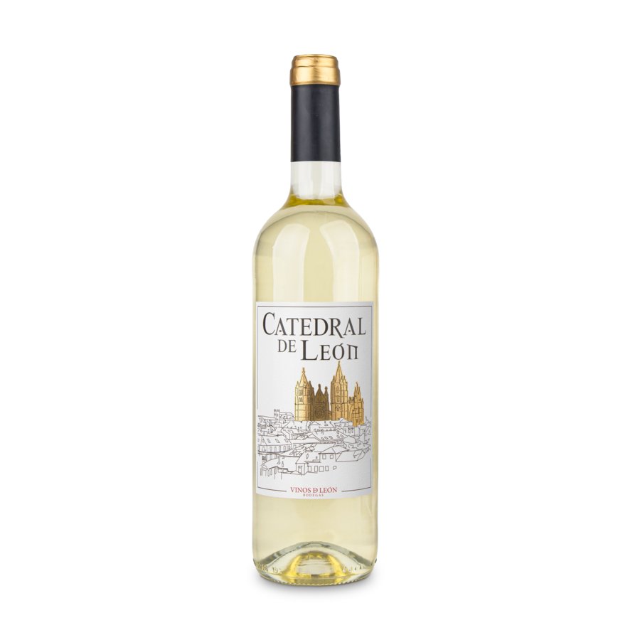 Vino CATEDRAL LEON blanco semudulce botella 75 cl