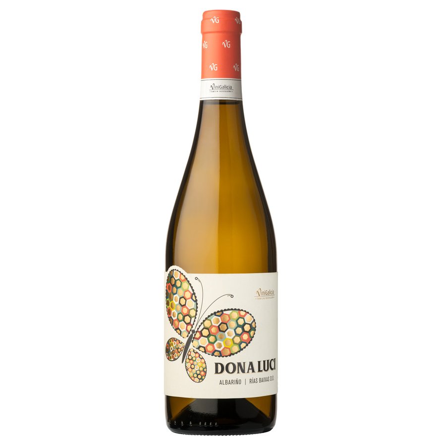 Vino D.O Rías Baixas albariño DOÑA LUCI botella 75 cl