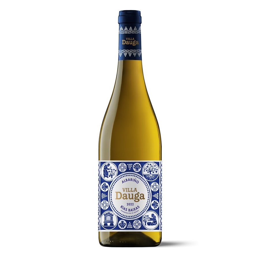 VINO Rías Baixas albariño VILLA DAUGA botella 75 cl