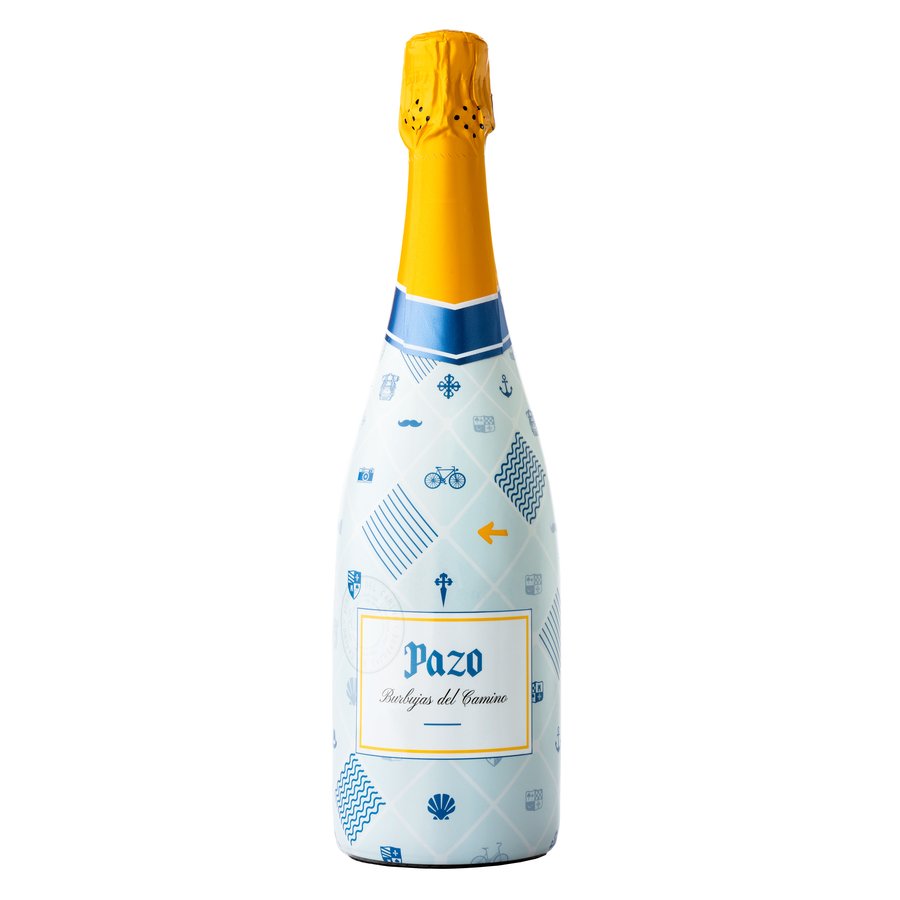 Espumoso blanco PAZO BURBUJAS DEL CAMINO botella 75 cl