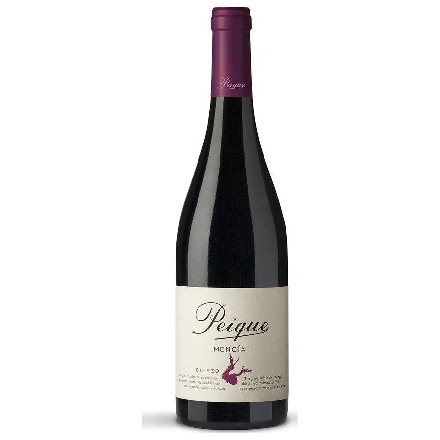 Vino Bierzo mencía joven PEIQUE botella 75 cl.