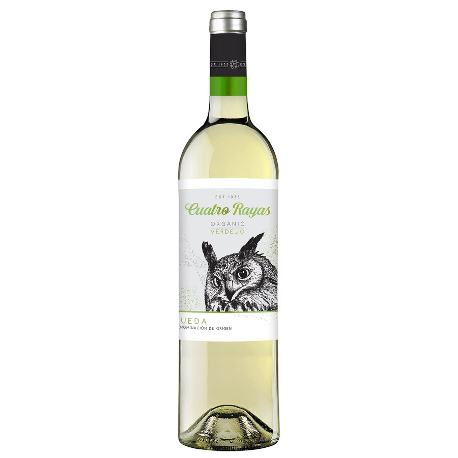 Vino D.O Rueda ecológico CUATRO RAYAS 75 cl.