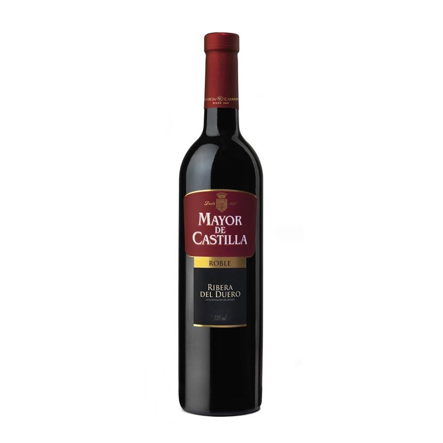 Vino D.O Ribera del Duero MAYOR DE CASTILLA  tinto roble botella 75 cl.