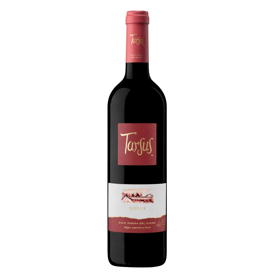 Vino D.O Ribera Duero TARSUS roble botella 75 cl