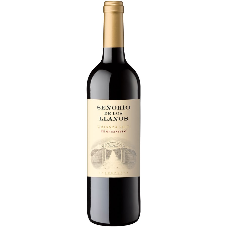 Vino SEÑORIO DE LOS LLANOS crianza botella 75 cl.