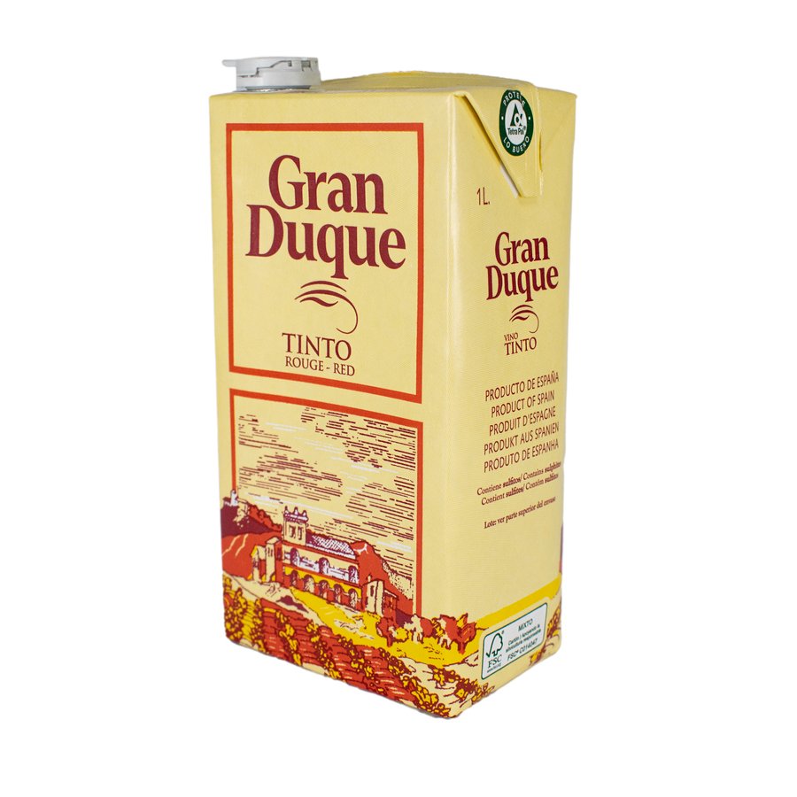 Vino GRAN DUQUE tinto brik 1 l