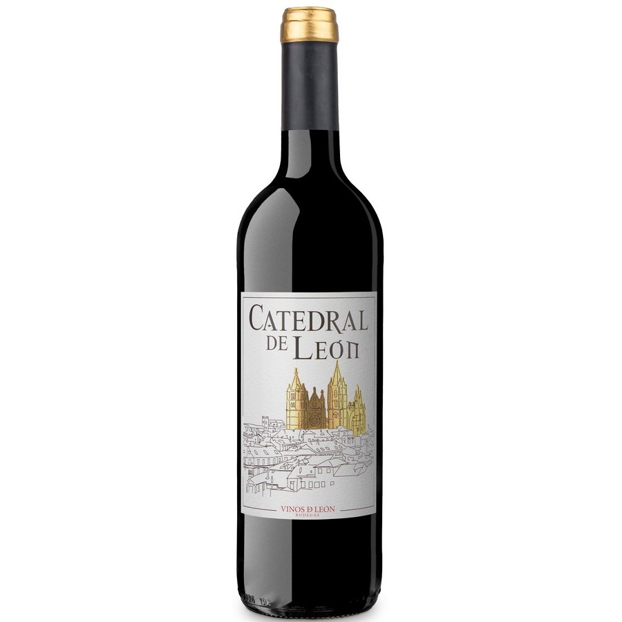 Vino CATEDRAL LEON tinto botella 75 cl.