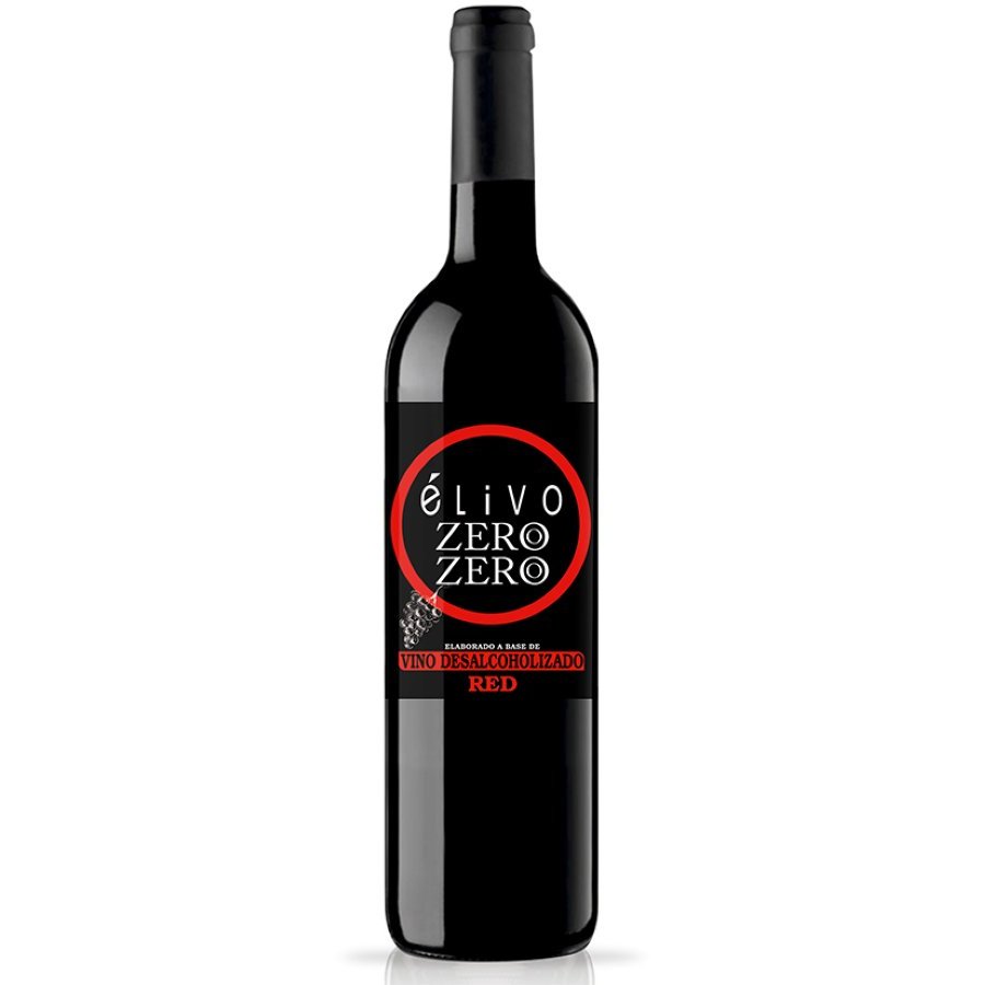 Vino desalcoholizado ELIVO zero zero tinto botella 75 cl