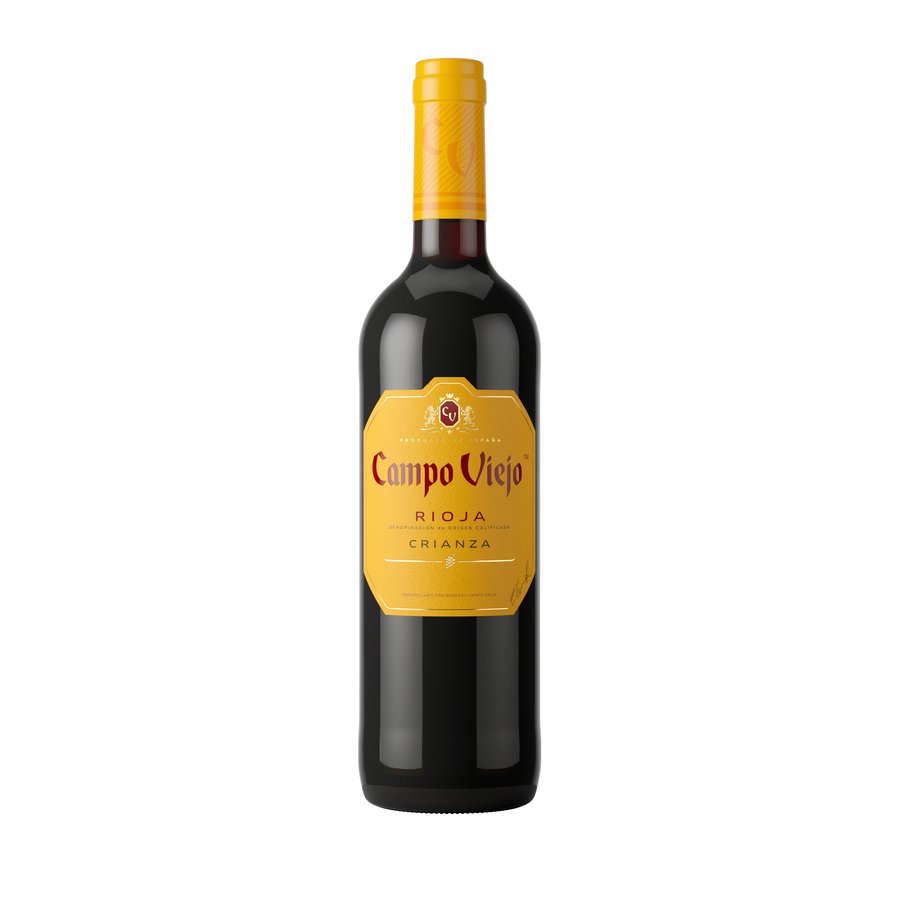 Vino D.O. Rioja CAMPO VIEJO tinto crianza botella 75 cl