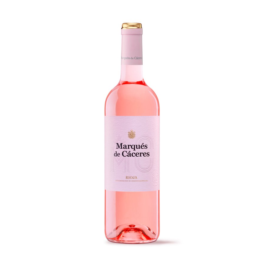 Vino D.O Rioja MARQUES DE CACERES rosado botella 75 cl.