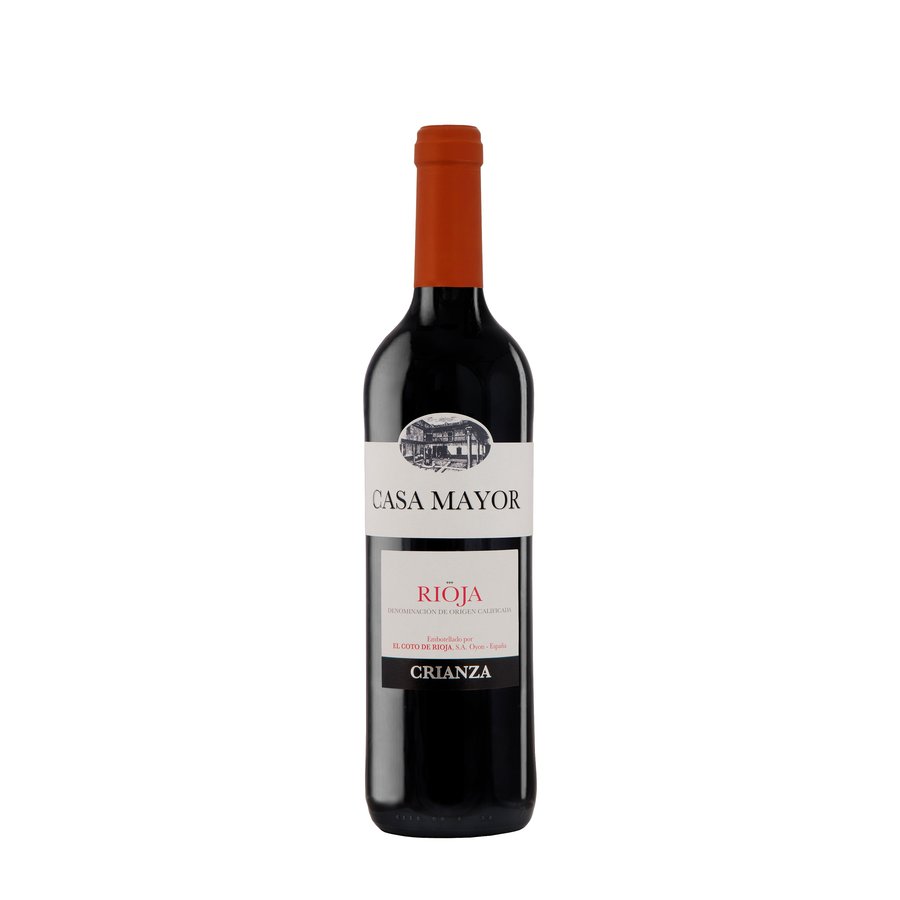 Vino D.O.Rioja tinto crianza CASA MAYOR botella 75 cl