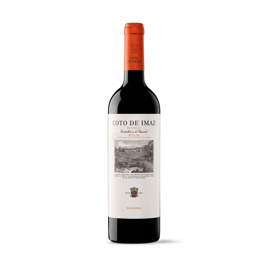 Vino D.O. Rioja COTO DE IMAZ reserva  botella 75 cl.