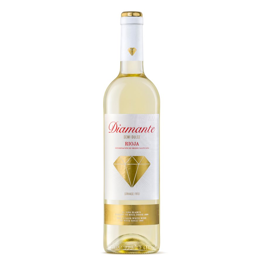 Vino D.O. Rioja DIAMANTE blanco botella  75 cl