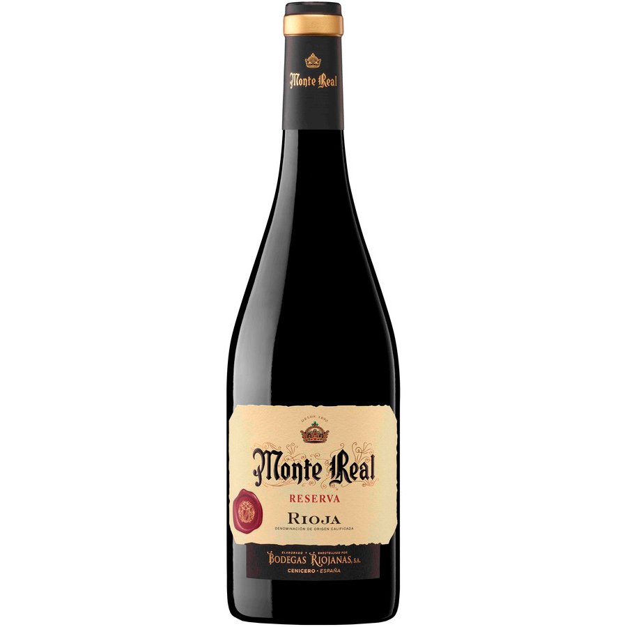Vino D.O. Rioja MONTE REAL reserva botella 75 cl