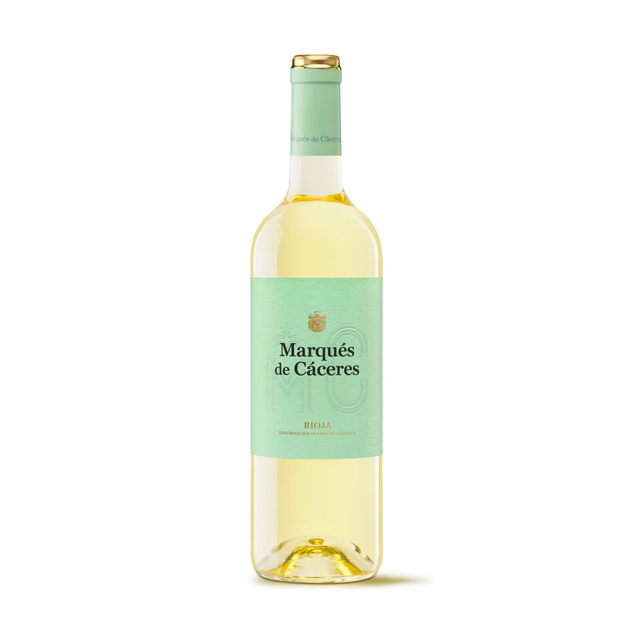 Vino D.O Rioja MARQUES DE CACERES  blanco botella 75 cl