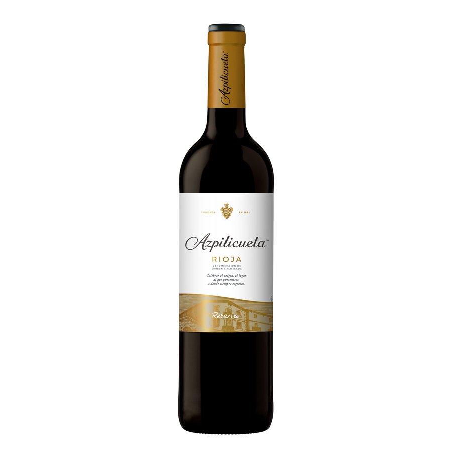 Vino rioja AZPILICUETA reserva  botella 75 cl.
