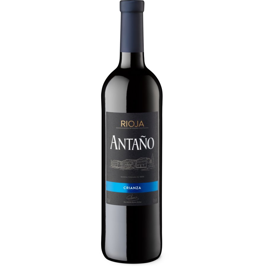Vino D.O. Rioja tinto ANTAÑO crianza botella 75 cl