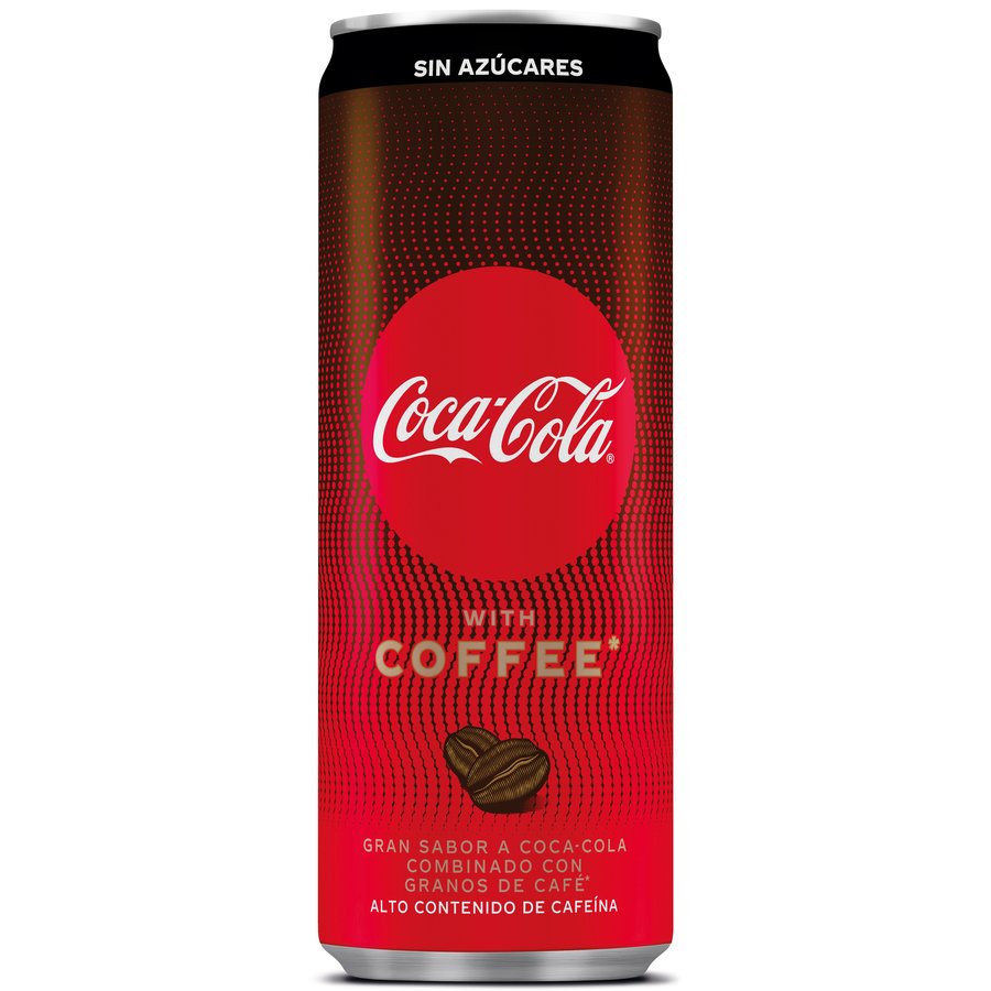 Coca-Cola Plus Coffee sin azúcar lata 25 cl