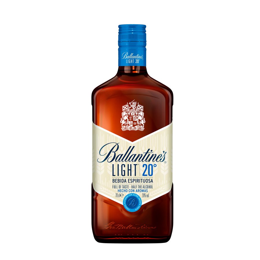 Bebida espirituosa BALLANTINES light botella 70 cl