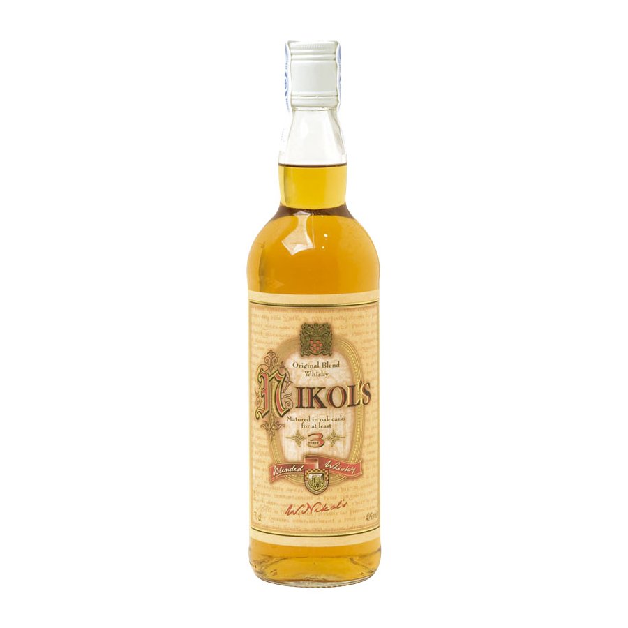 Whisky NIKOLS botella 70 cl.