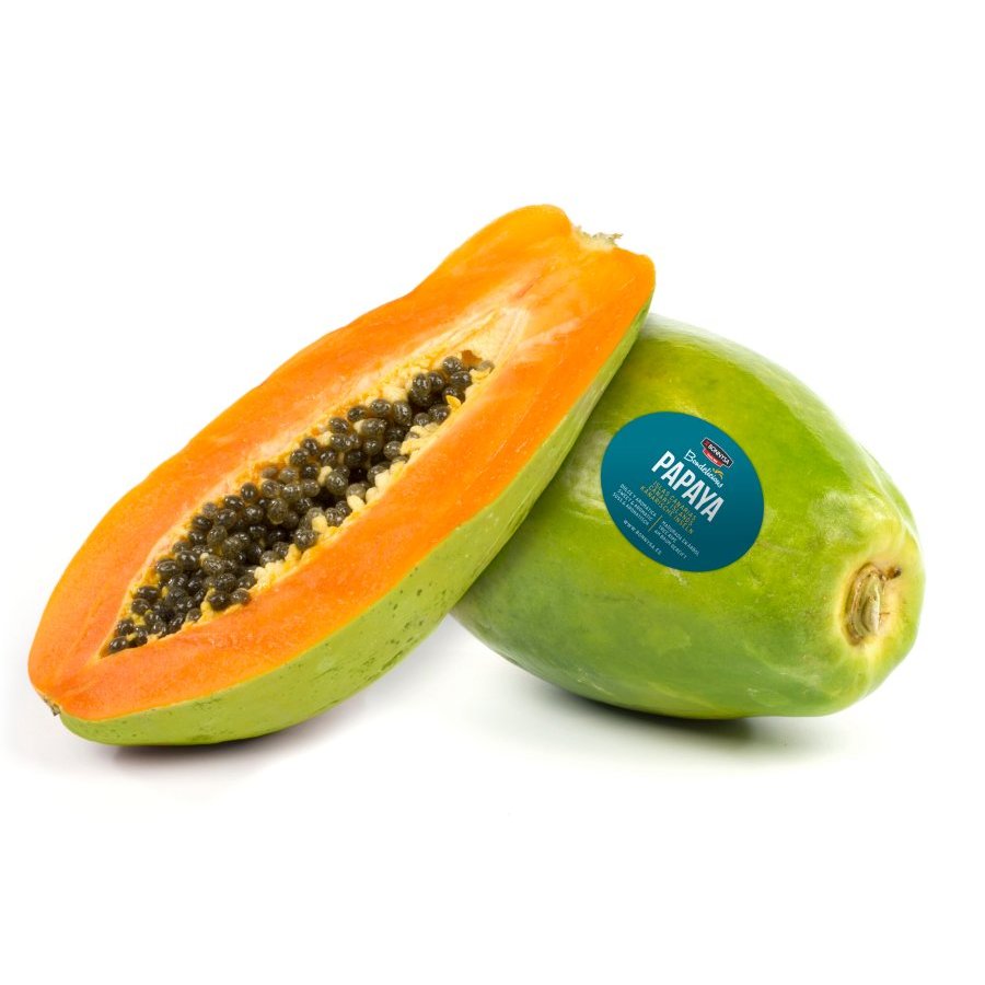 Papaya entera 1ª calibre 4 (peso mínimo pieza 800 g) kilo