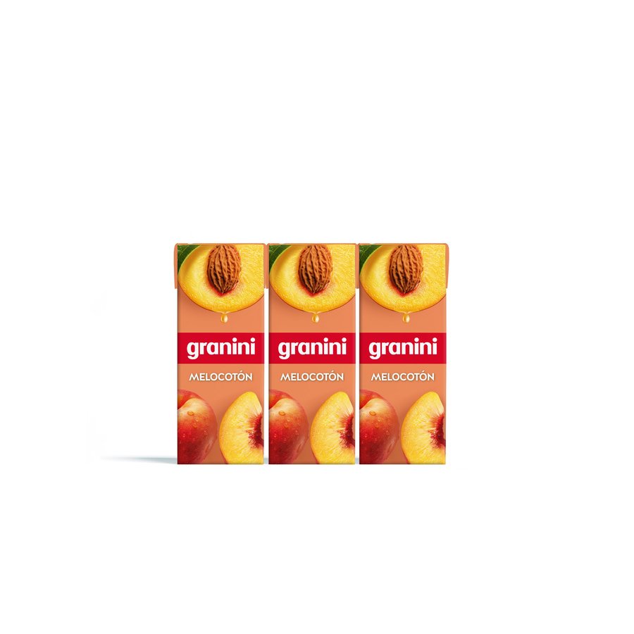Néctar melocotón GRANINI mini brik 3x200 ml