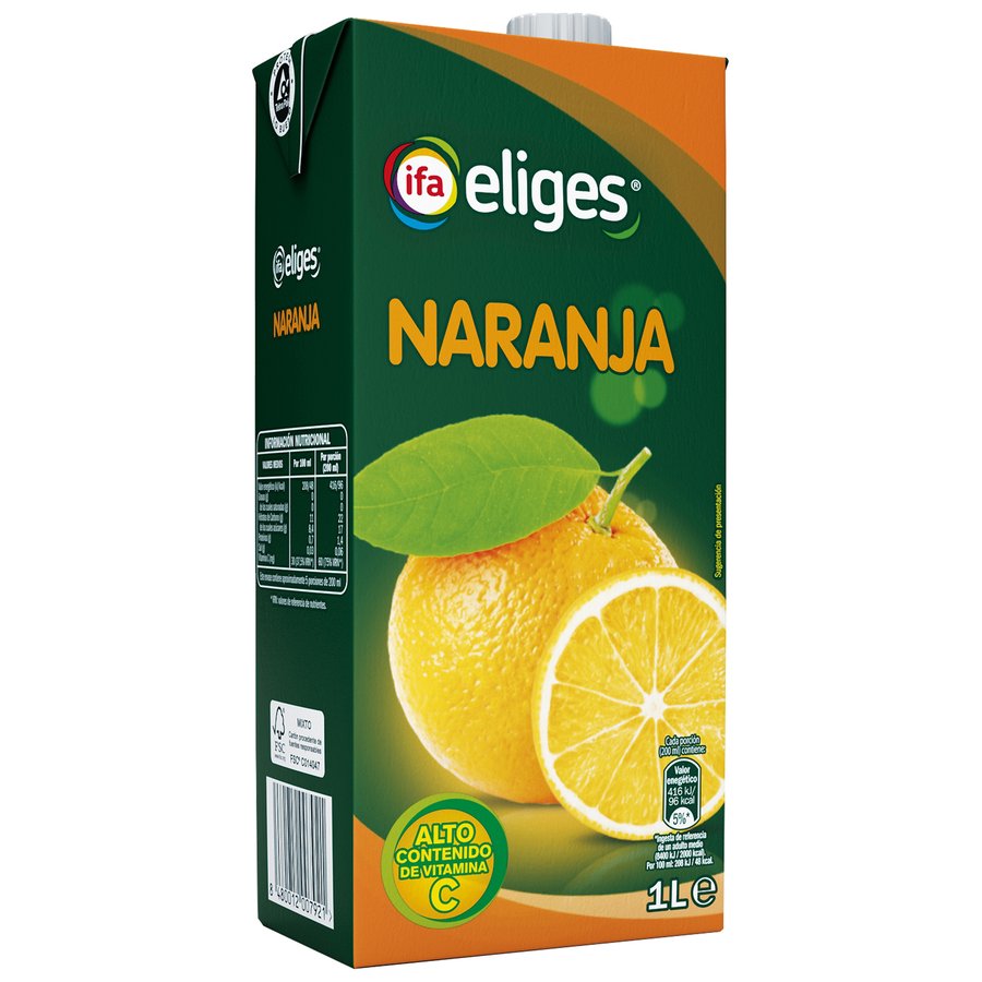 Zumo de naranja IFA ELIGES 1 l