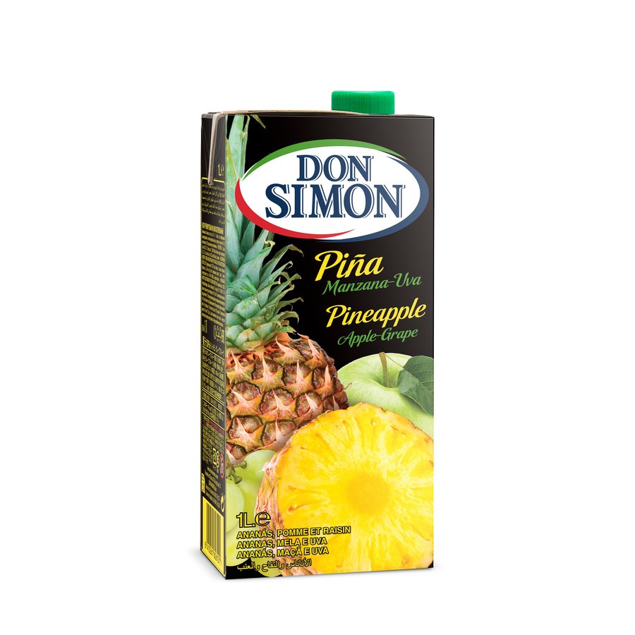 Zumo DON SIMON piña-uva-manzana brik 1 l