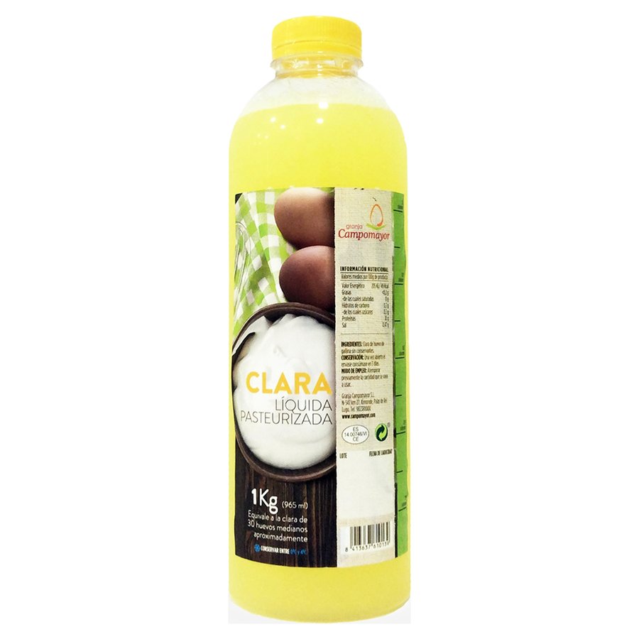 Clara de huevo CAMPOMAYOR botella 1 kg