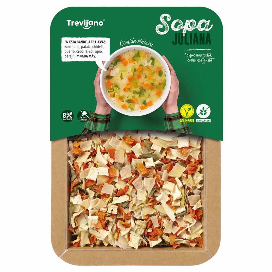 Sopa juliana deshidratada TREVIJANO 100 g
